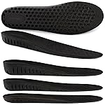 Ailaka Height Increase Insoles for Men Women, Honeycomb Shock Absorbing Cushion Insoles, Replacement Full Length Sports Shoe Height Inserts Height Elevation