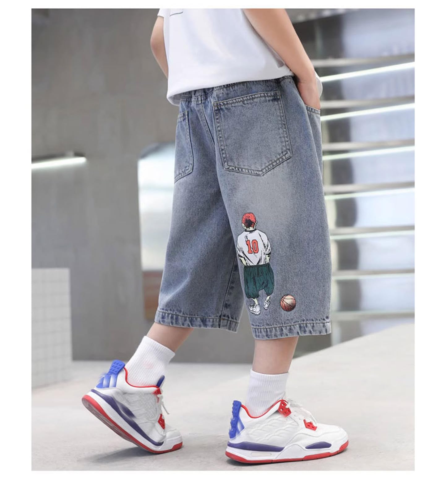 Pantalones Vaqueros Elegantes para Niños 3-14 Años Slim Fit