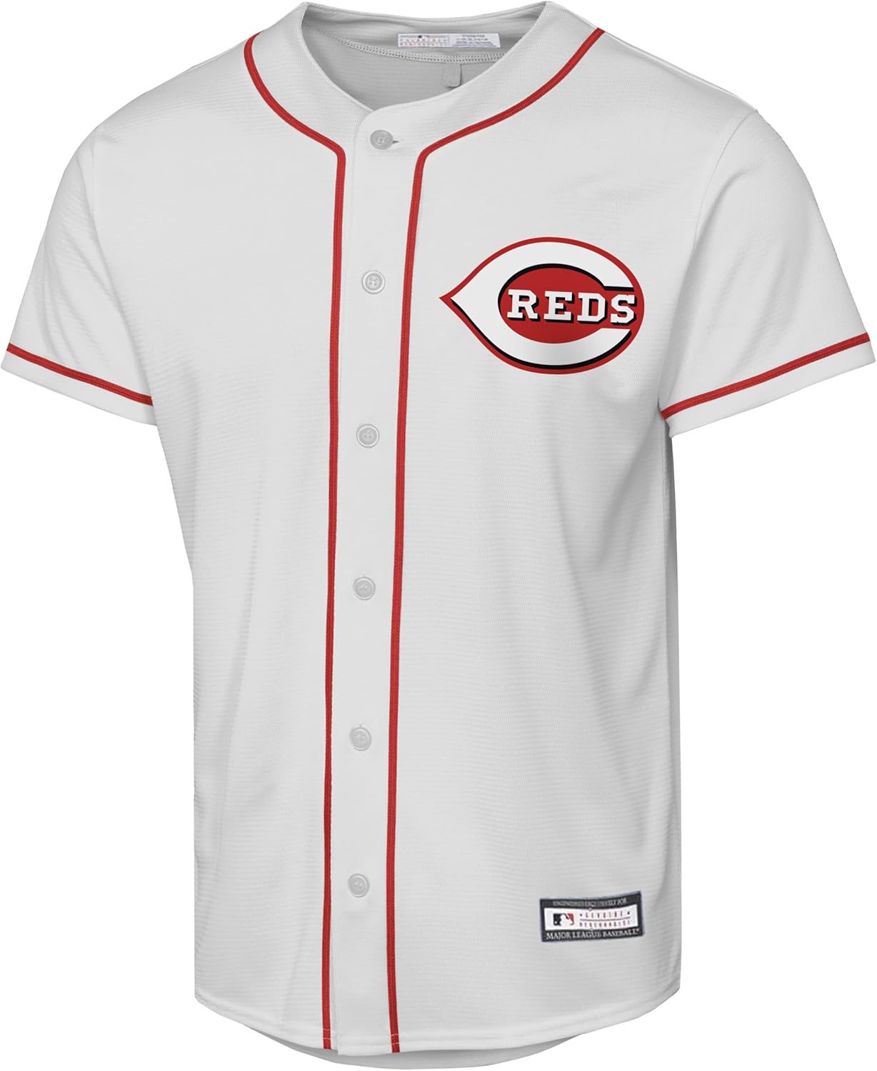 Elly De La Cruz Cincinnati Reds MLB Kids Youth 8-20 White Home Player Jersey - Image 2