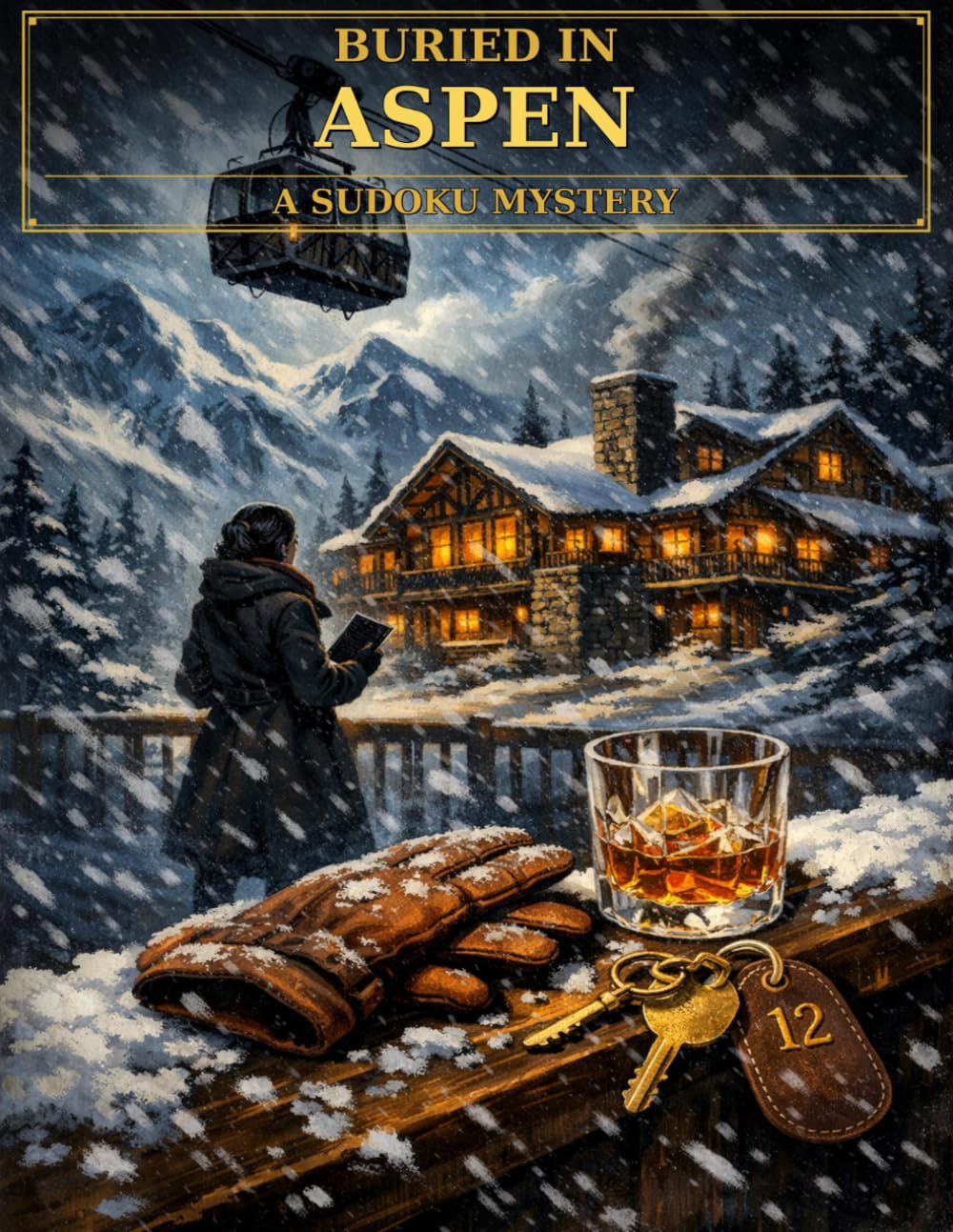Buried in Aspen: A Murder Mystery Sudoku Puzzle Book with 100 Sudoku and Answer Key (A Sudoku Mystery — by Cappadocia Faith Fellowship)
