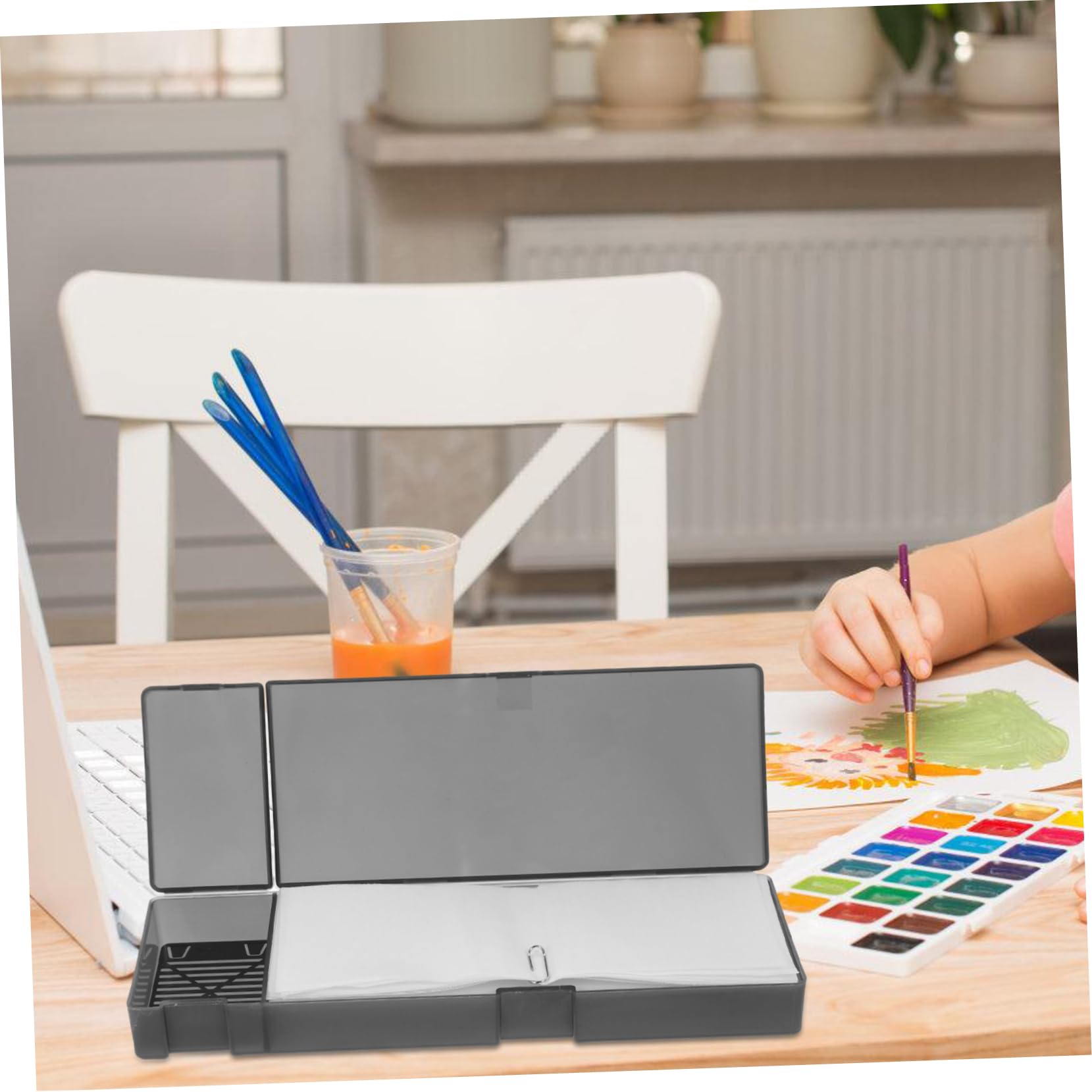 3 Ensembles Palette Humide pour Peinture Miniatures de Plateau de Mélange de Pigments pour Peinture Outil Pratique pour Colorer Mélanger