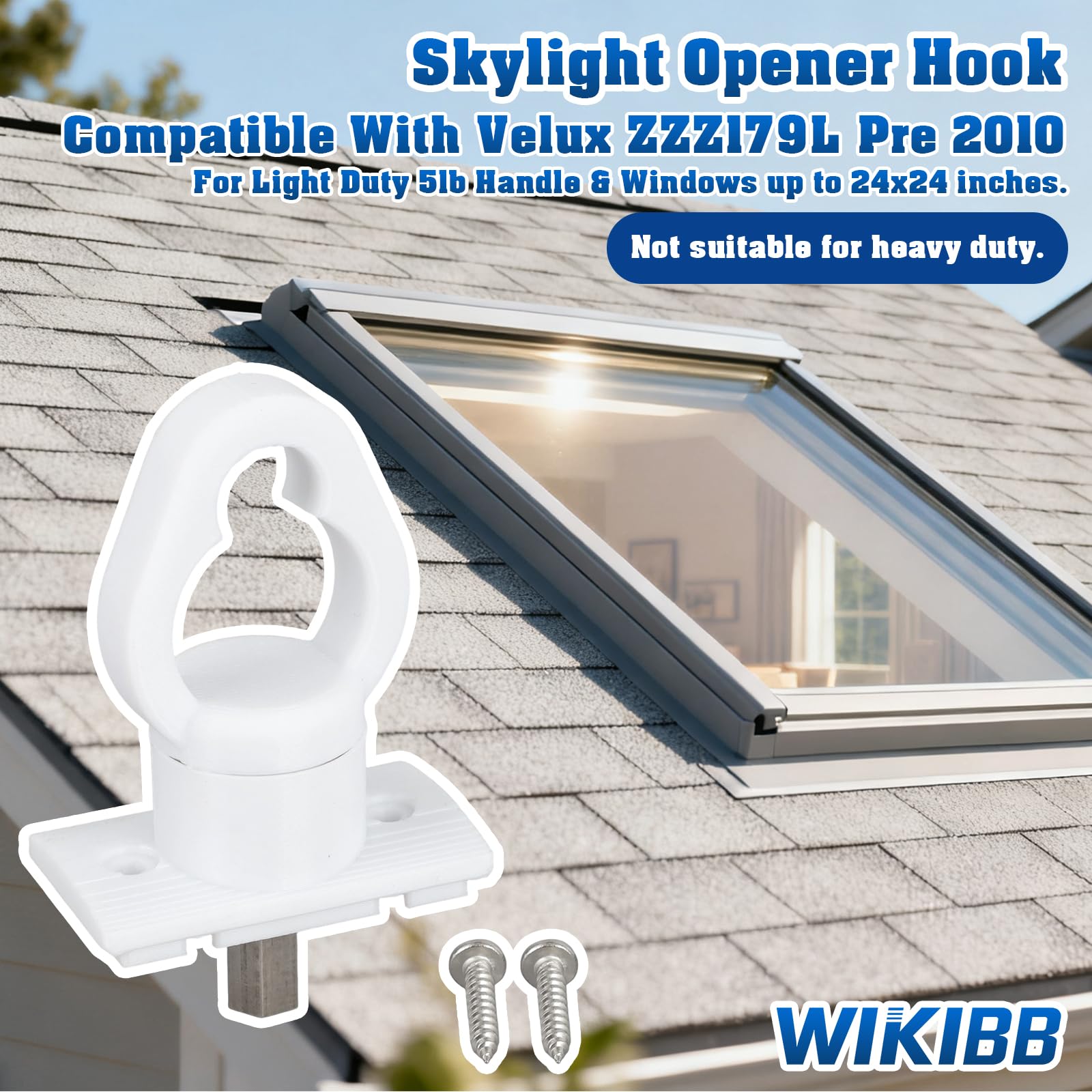 WIKIBB Replacement Skylight Opener Hook for Velux ZZZ179L Pre 2010