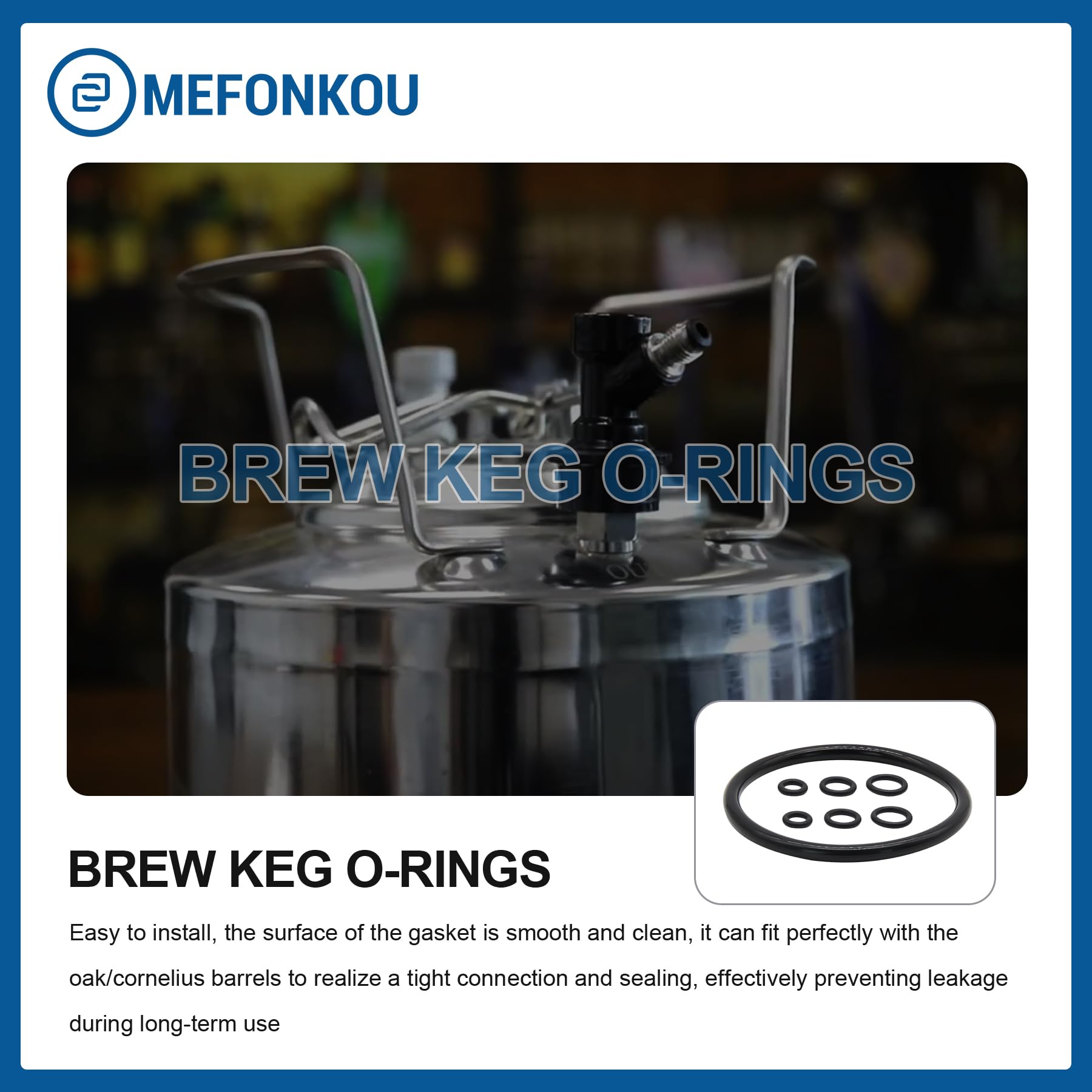 Ball Lock Keg O-Ring Cornelius Keg Gasket Set Silicone Replacement - Foto 12