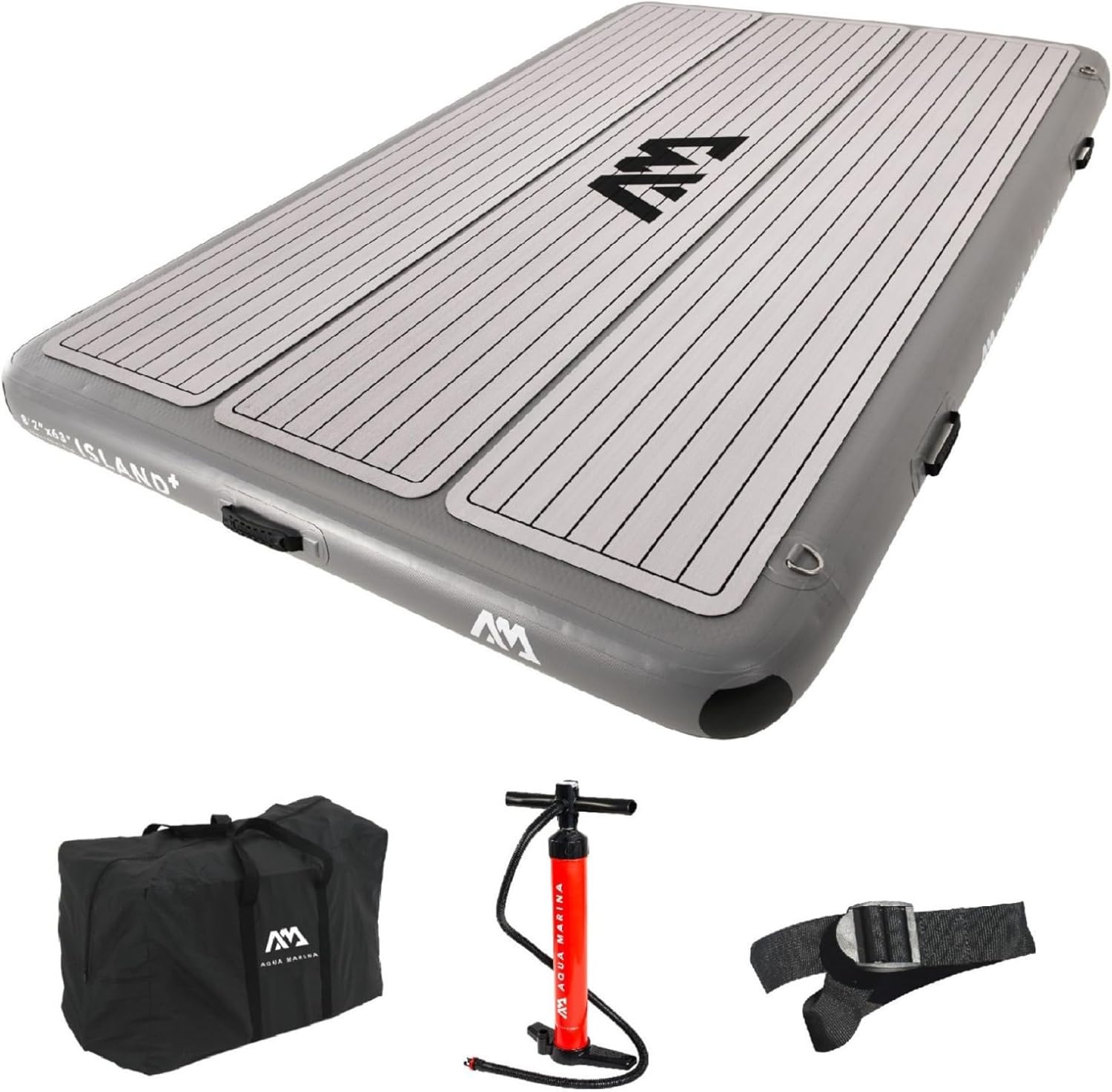 Aqua Marina Island Plus, Inflatable Air Floating Platform, 250 cm Length