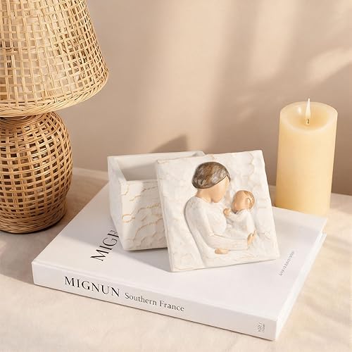 Miniatura 4 de QIANLING Caja de recuerdos para la nueva abuela, regalos para la primera abuela, regalo del día de la madre para abuela, regalos de cumpleaños para