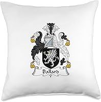 Vista 1 de Ballard Coat of Arms - Family Crest Throw Pillow