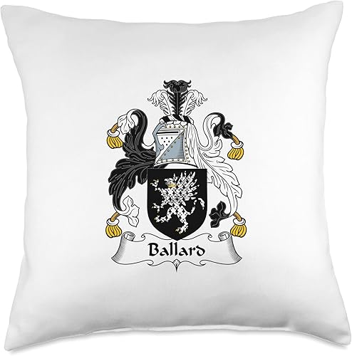 Ballard Coat of Arms - Family Crest Throw Pillow