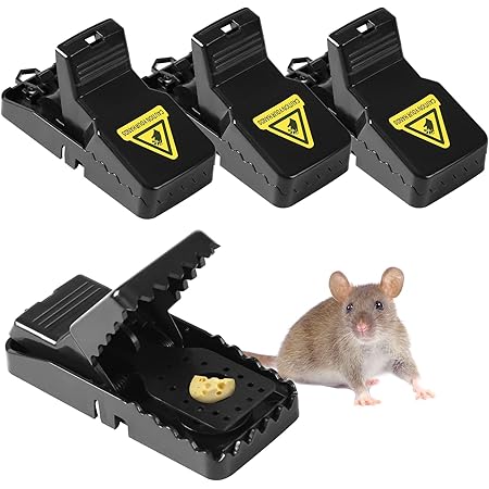 Awroutdoor Profi Mausefalle 4er Set Schlagfalle Mäusefalle Wiederverwendbar Effektive Ökologisch Und Wiederverwendbar In Haus Und Garten - Foto 11