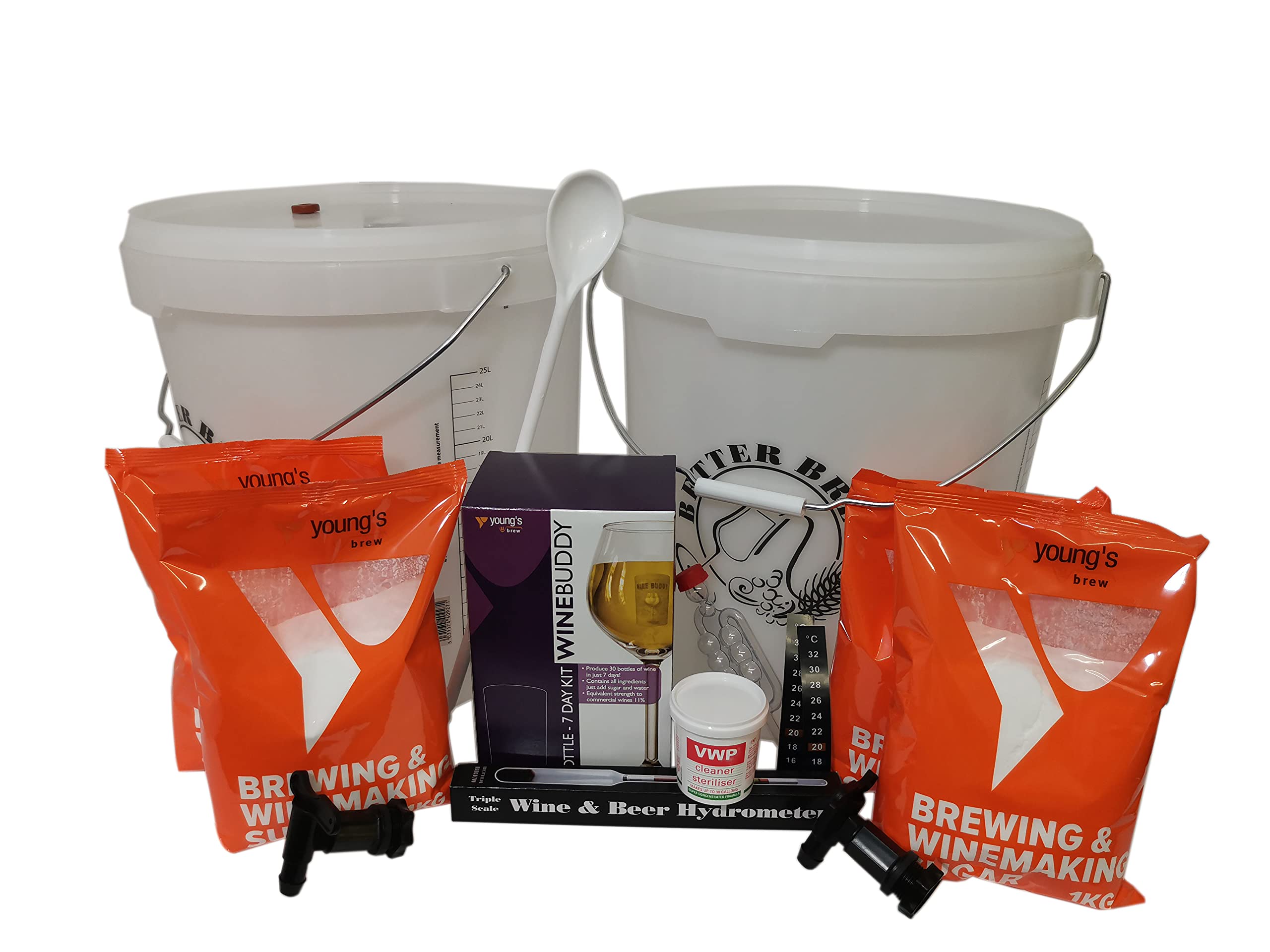 Complete Brew Buddy Cabernet Sauvignon 30 Bottle 7 Day Wine Starter Kit