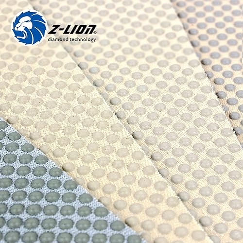 Miniatura 6 de Z-Lion Hojas de papel abrasivo de resina galvanizada de diamante, papel de lija de diamante para moler piedra de vidrio cerámica herramienta de
