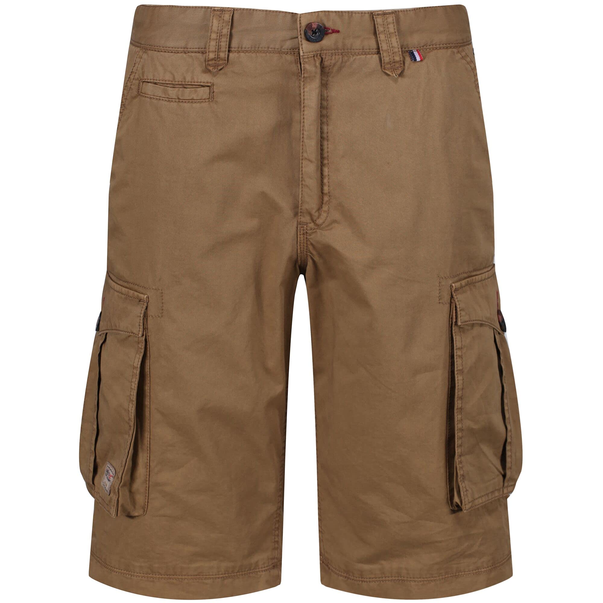 Regatta Mens Shorebay - Pantalones Cortos Tipo Cargo para Hombre Board Shorts, Metallic Silver, 36W UK