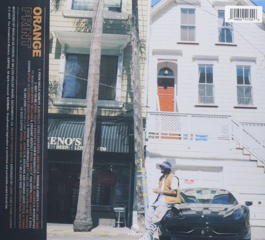 Larry June - Orange Print LP レコード Larry June - Orange Print (Colored LP)