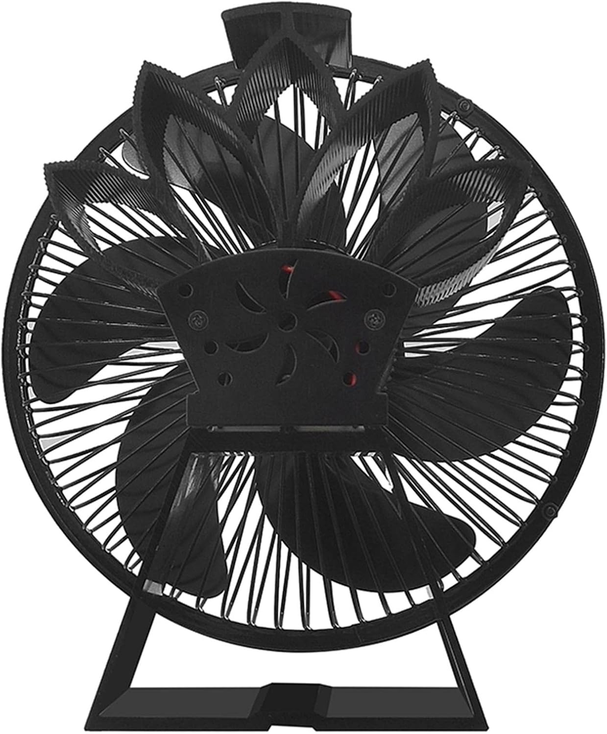 Heat Powered Fan, Fireplace Fan with Heat Powered 6 Blade, Thermodynamic Heat Powered Fan for Wood Stoves, Fireplaces, Environmental Protection and High Performance Fans
