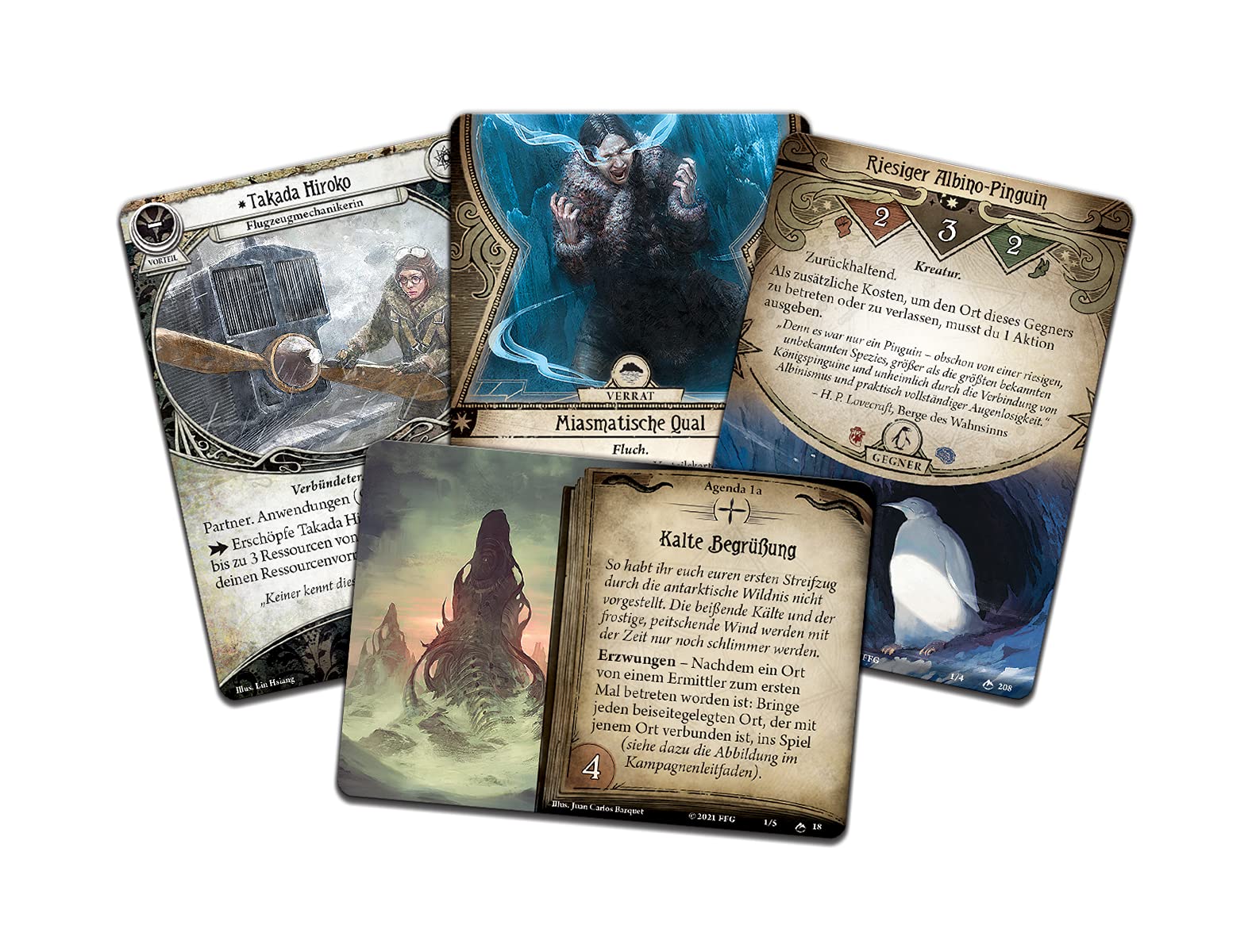 Fantasy Flight Games, Arkham Horror: LCG - On the Edge of the World, Espansione Campagna, Gioco Esperto, Gioco di Carte, 1-4 Giocatori, Età 14+, 45+ Minuti, Tedesco, Multicolore, Multicolore