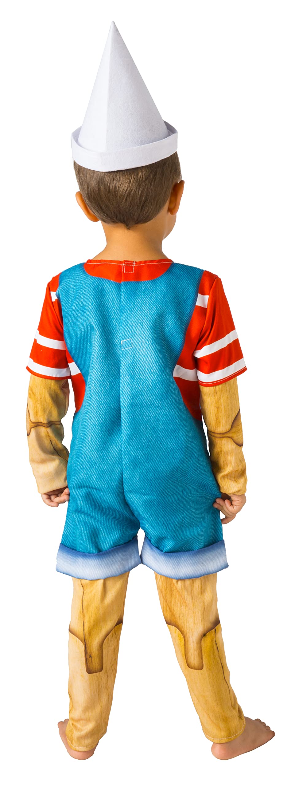 Costume Halloween Bambino Ciao Costume Terrore - Vestito Con Cappuccio Stampato - Taglia 7-9 Anni Per Feste Horror E Carnevale