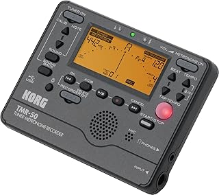 Korg TMR50BK Recordable Tuner/Metronome, Black