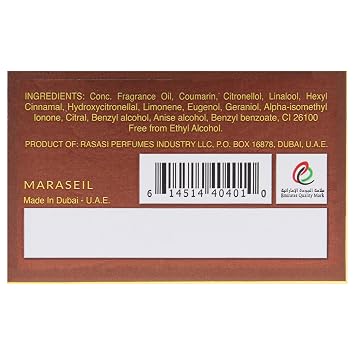 Rasasi Maraseil for Unisex - 0.5 oz Concentrated Perfume Oil