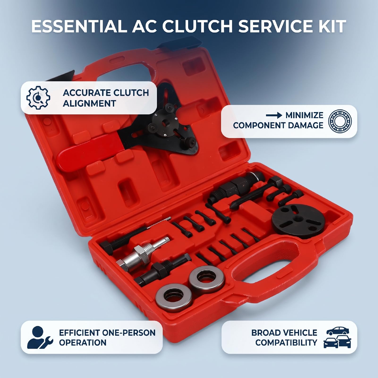 Akozon Kit di Utensili per Manutenzione Giunto Smontaggio Montaggio GM