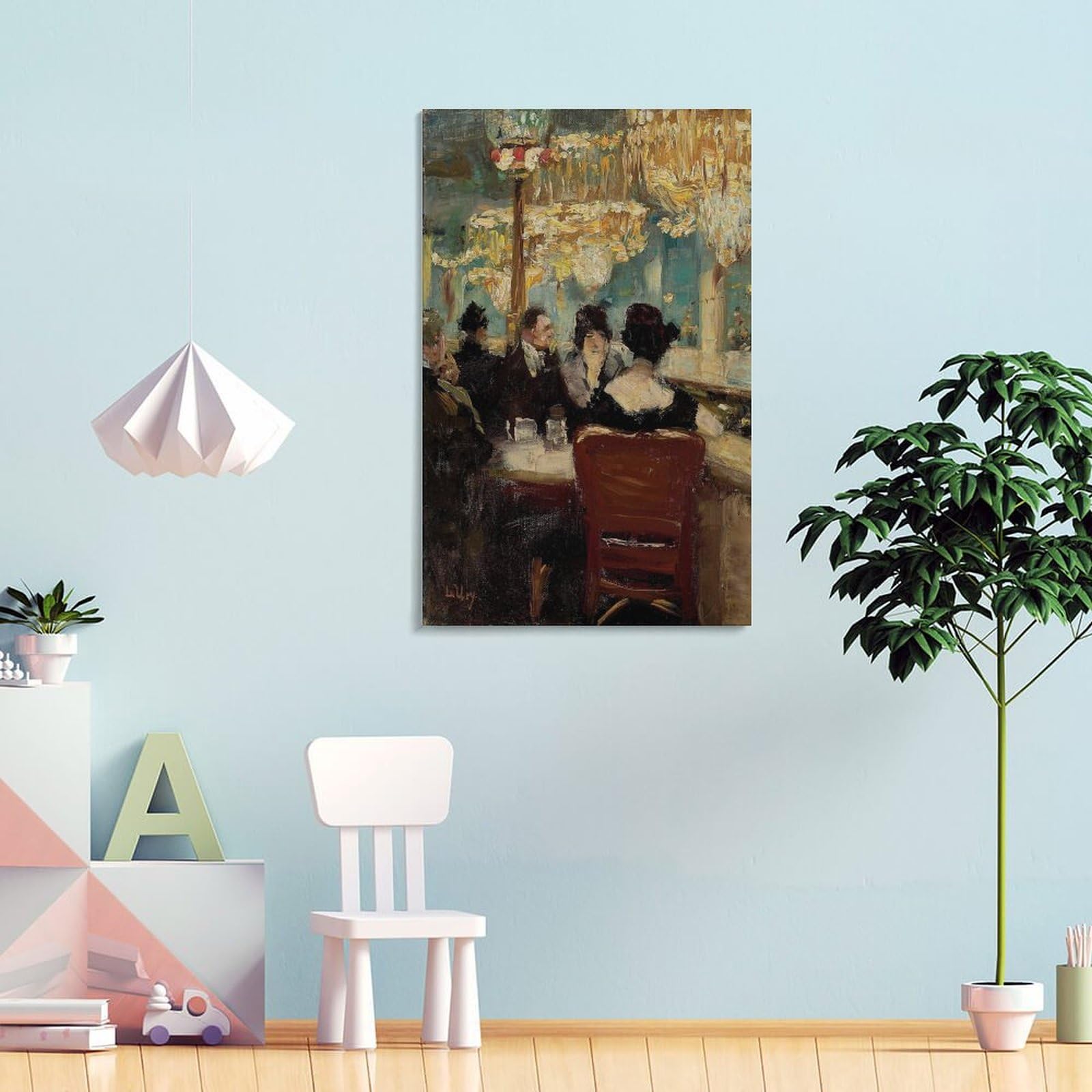 Amazon.co.jp: 絵画 レッサー・ユリー 冬のベルリン 絵画 ポスター