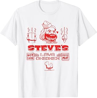 A Minecraft Movie Steve's Lava Chicken Restaurant Logo T-Shirt