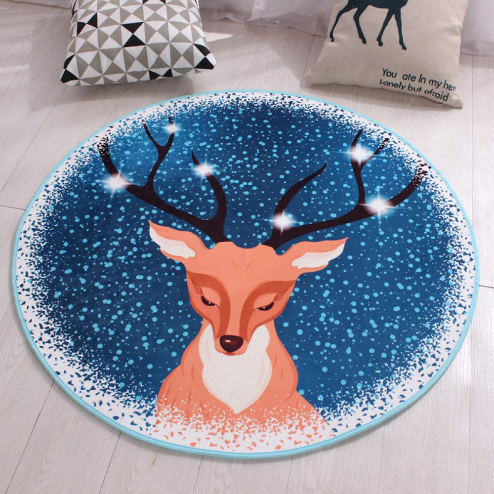 Tapis rond de protection imperméable MU pour chaise d'ordinateur - 2