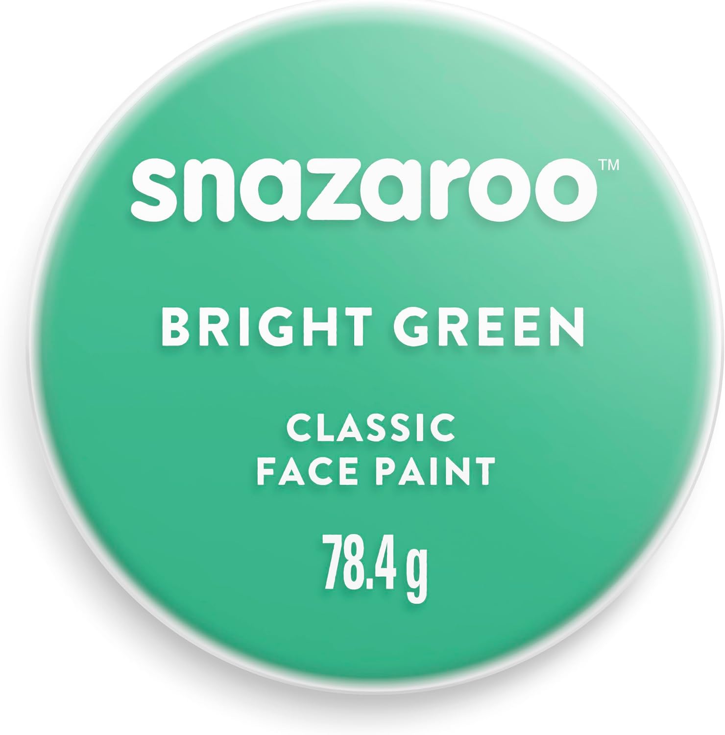 Snazaroo 75 Ml Pot Body And Face Paint (Bright Green)