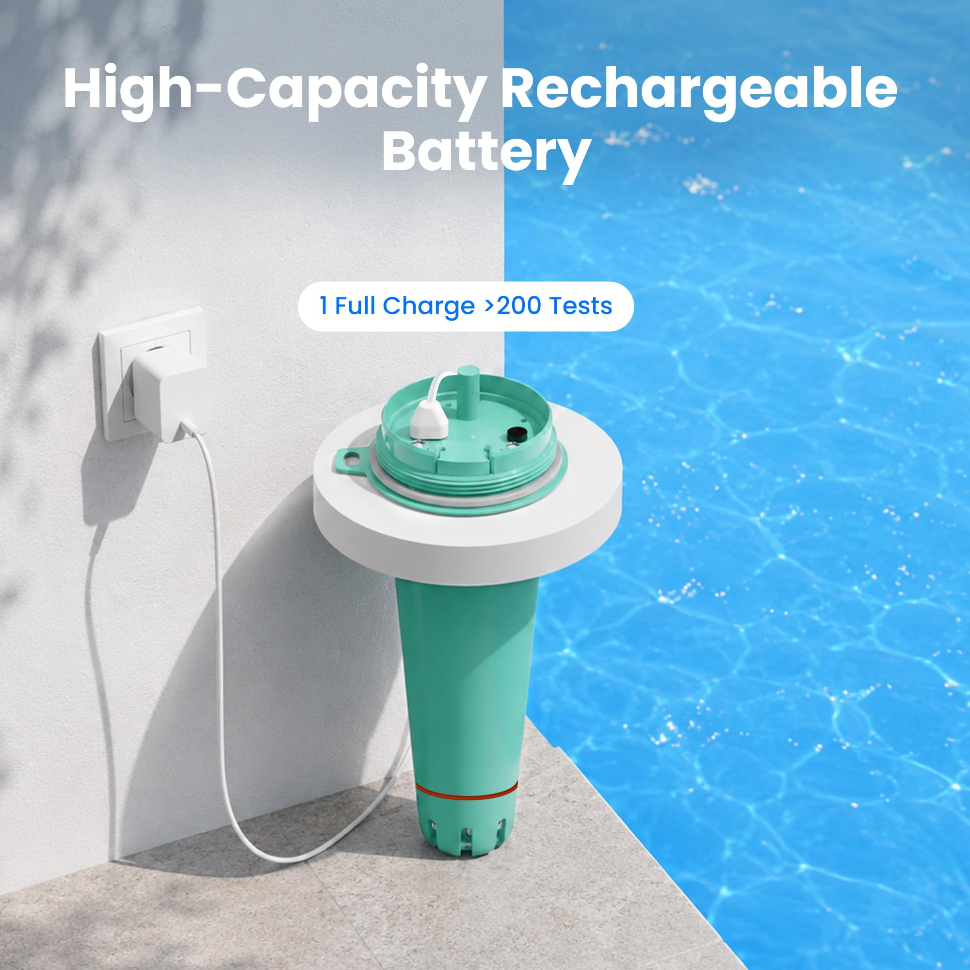 Probador inteligente de agua para piscina 7 en 1