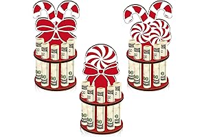 Christmas Money Dispenser, Clothmile Wooden Christmas Money Holder for Cash Gift