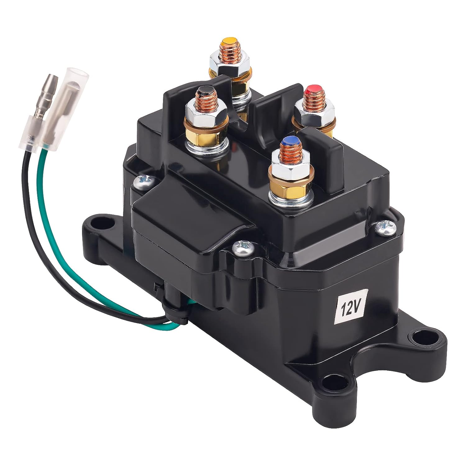 FHSJXR 250A Winch Solenoid Relay Contactor 12V for ATV UTV