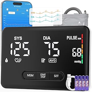 Monitor de presión arterial del brazo/monitor inteligente inalámbrico automático de la presión arterial