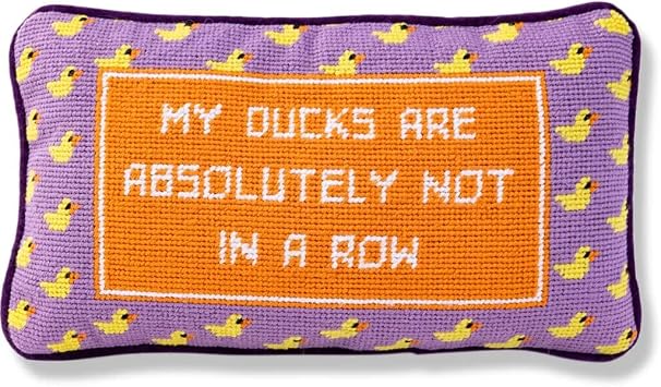 Furbish Studio Needlepoint Throw Pillow