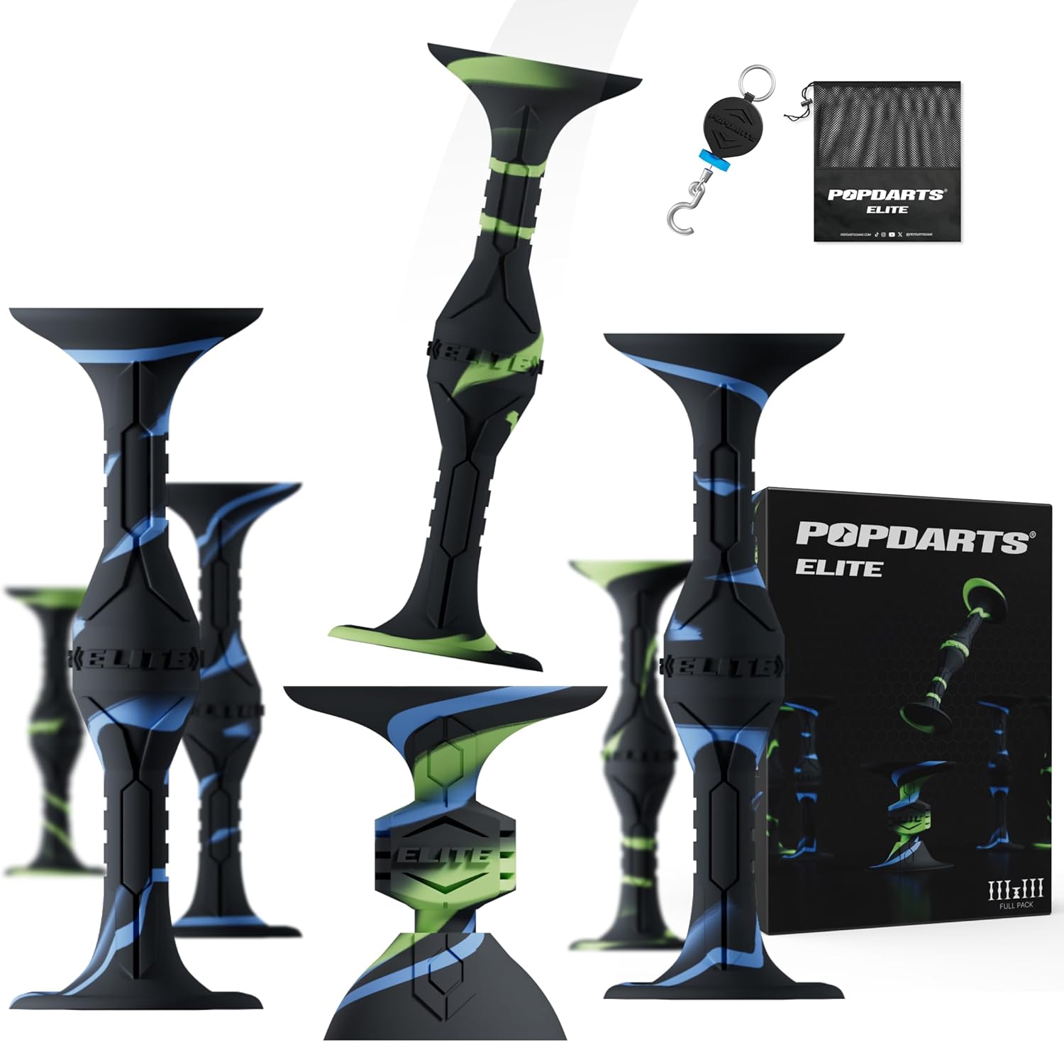 Popdarts Elite Full Pack – Larger & Heavier Design for Ultimate Precision & Control – Dominate Every Match! American League (APL) Tournament Approved