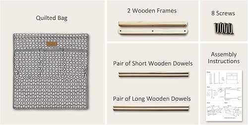 Miniatura 9 de Yarn Caddy - Organizador de almacenamiento de hilo de gran tamaño para madejas de hilo, organizador para ganchillos, agujas de tejer, otros