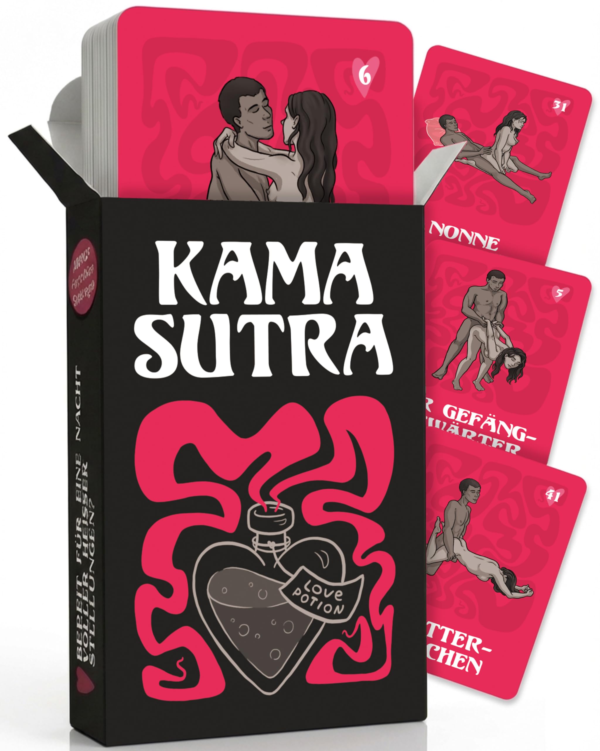 Kamasutra - Paar Spiele für Paare, Erotik Sex Spielzeug für Paare, Liebe Kartenspiel, Jahrestag Geschenk für Ihn & Sie, Partner Geschenke, Erotikspiele Freund, Sexspielzeug Toys Pärchen Spiel ab 18