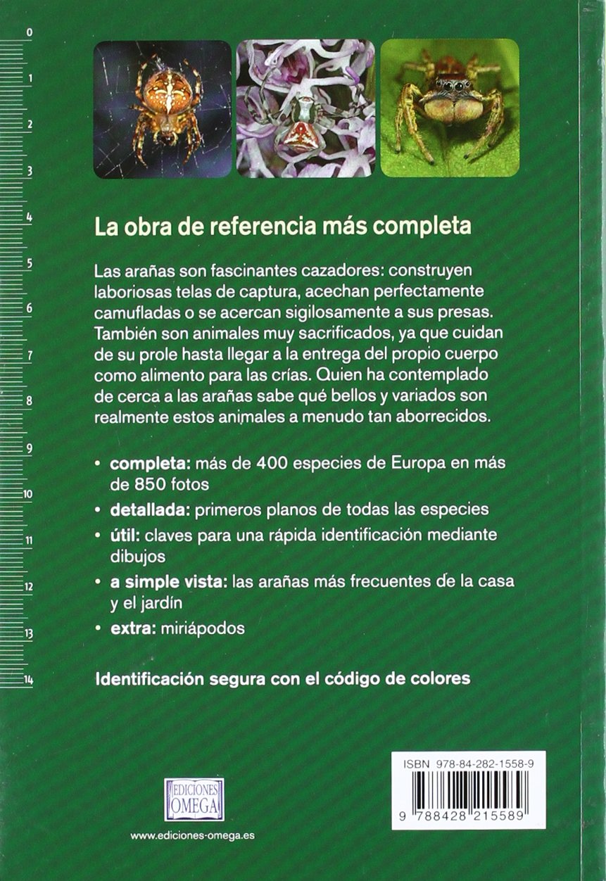 ARÁCNIDOS DE EUROPA. NUEVA GUÍA DE CAMPO (GUIAS DEL NATURALISTA- INSECTOS Y ARACNIDOS)