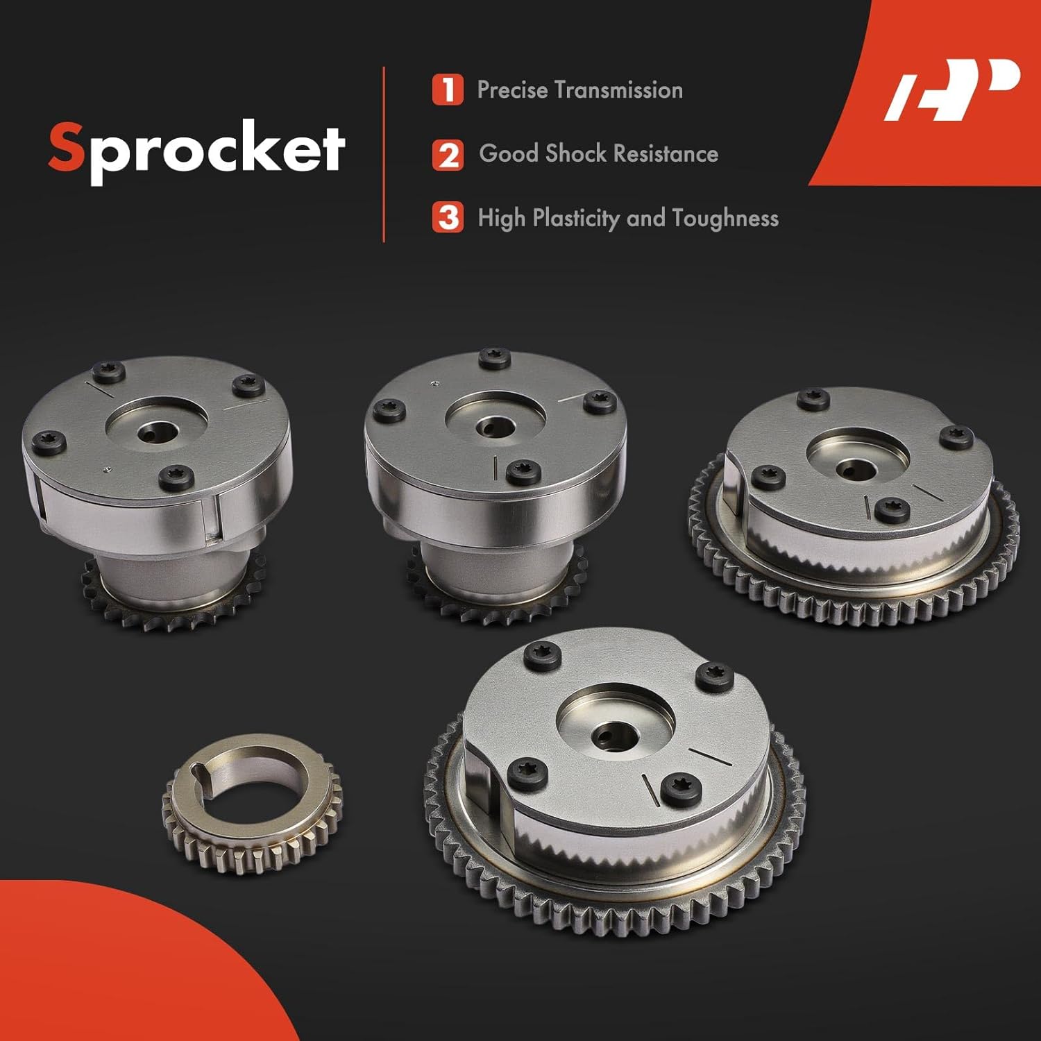 A-Premium 22-PC Engine Timing Chain Kit W/VVT Sprocket Compatible with Ford F-150 F150 2011-2012 2015-2016, Mustang 2011-2017, Police Interceptor Utility, Transit-150, Transit-250, Transit-350