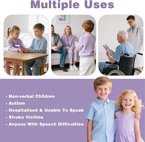 Miniatura 8 de Dispositivo AAC para autismo, herramientas de comunicación no verbal Joyreal para terapia del habla y rehabilitación de accidentes