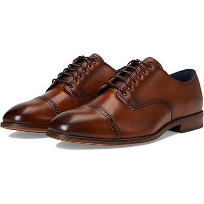 Stacy Adams William Cap Toe Lace-Up tan