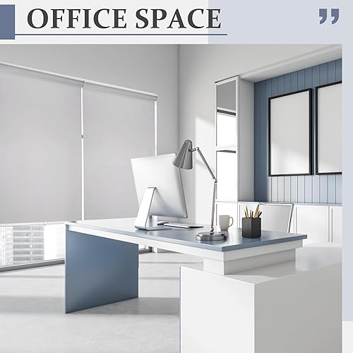 Miniatura 2 de Persianas enrollables, sin cordón, cortinas opacas, accesorio de ventana, persianas de puerta para el hogar, oficina, cocina, 23 pulgadas de ancho x