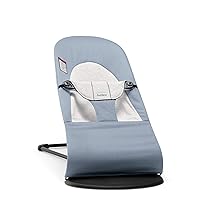 Vista 22 de BabyBjörn Bouncer Balance Soft, Tri-Fabric, Arena Gris Asiento Ajustable de Mecedora para Bebé y Silla para Niños de 2 en 1, de Recién Nacido a