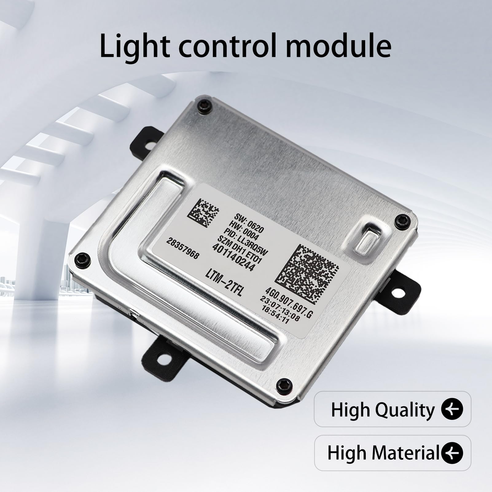 Module de contrôle de la lumière Stabilisateur 4G0907697G Contrôleur LED de phare de jour pour Amarok Caddy Golf 7 Sportsvan T5 T6 Polo Sharan Contrôleur de phare Module de puissance LTM-2TFL