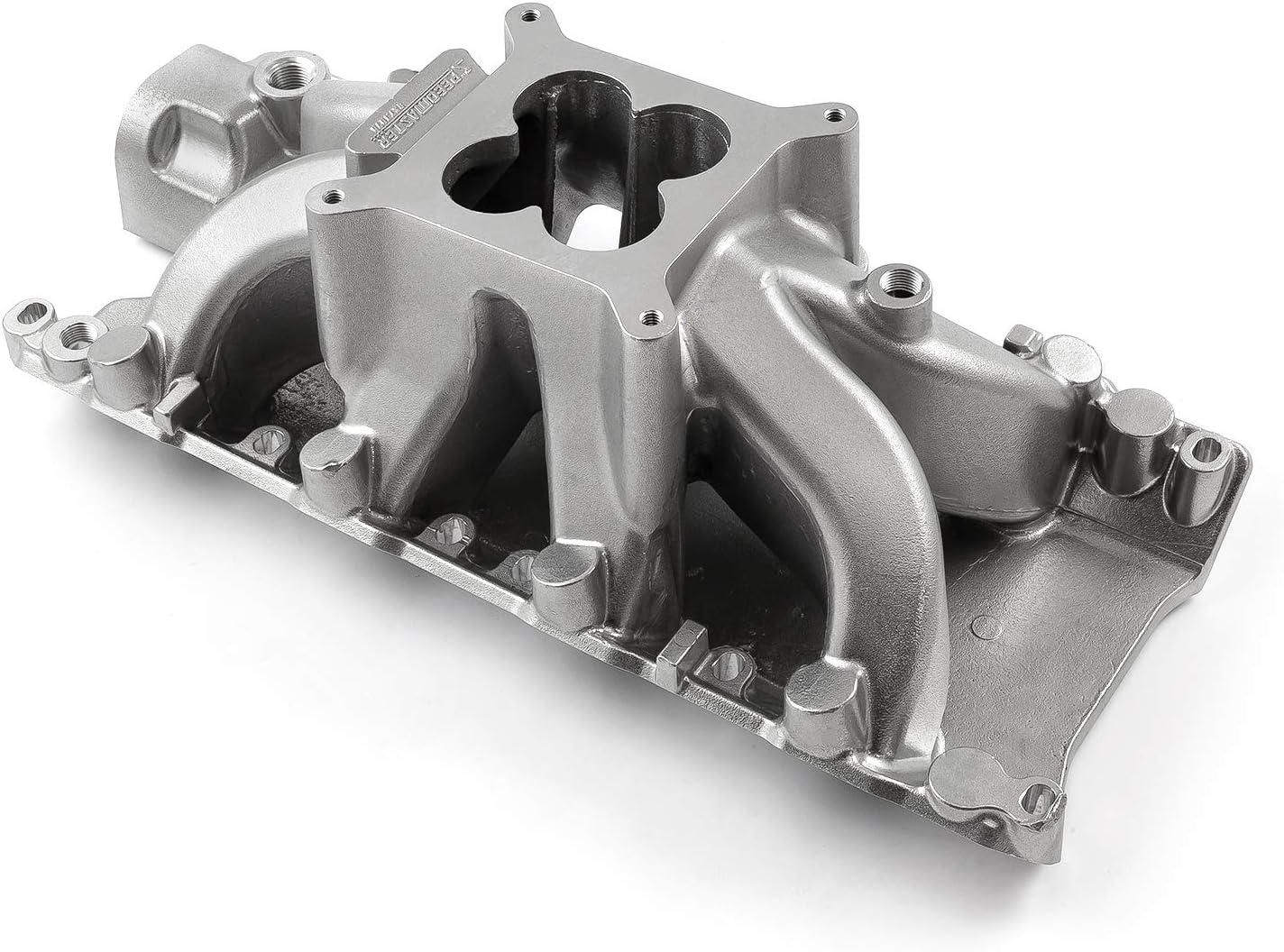 Speedmaster 1-147-059 Compatible with Ford SB 260 289 302 Windsor Parker-Style HiRise Aluminum Intake Manifold [Polished]