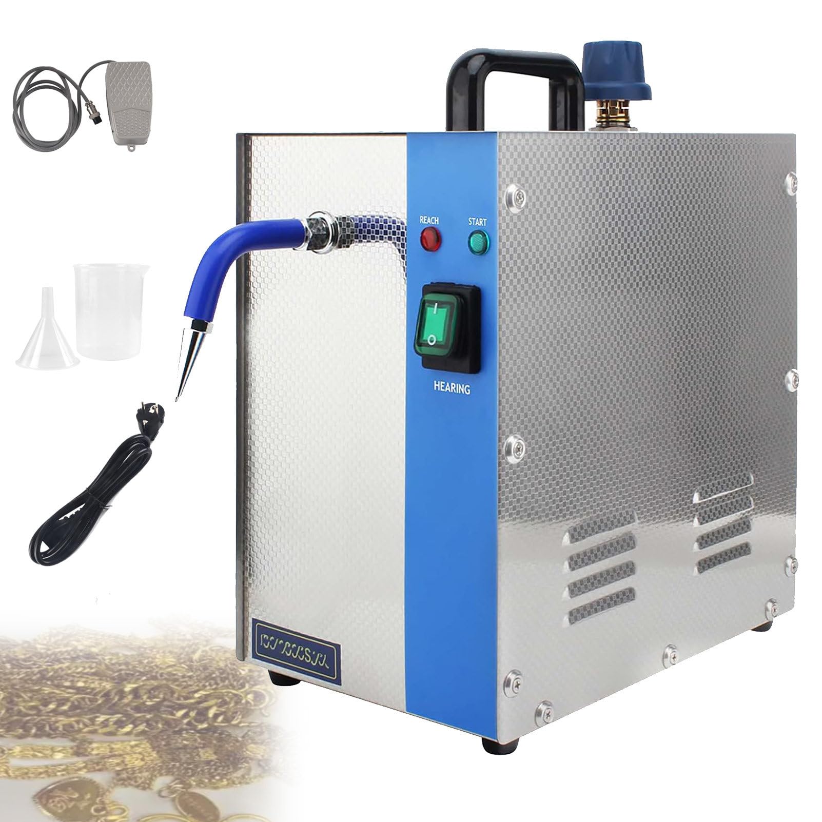 MáQuina Profesional De Limpieza A Vapor para Gemas, MáQuina Profesional De Limpieza A Vapor para Gemas, Oro Y Plata, MáQuina De Limpieza A Vapor para JoyeríA 2L