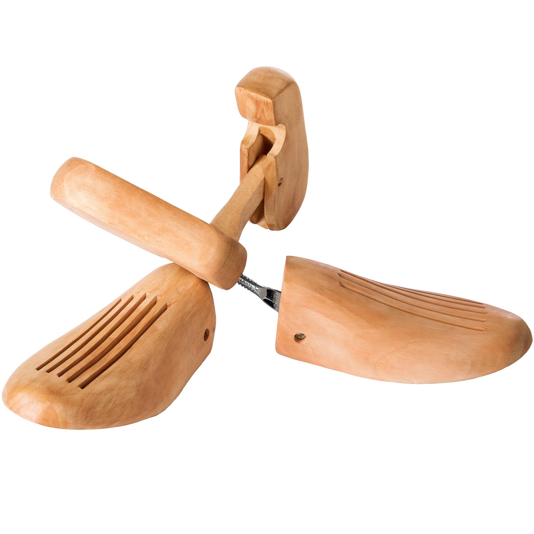 tectake 800592-2 Paia Legno di Loto Tendiscarpe, Rimedio per Punti che fanno male, Universale per Scarpe da Donna e da Uomo - Disponibili in diverse Misure
