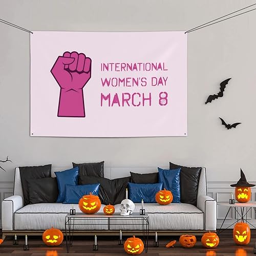 Miniatura 3 de Día Internacional de la Mujer 2024 Abrazo Equidad Telones de fondo de 47 x 71 pulgadas Fiesta de vacaciones Fondo Fotografía Interior Exterior