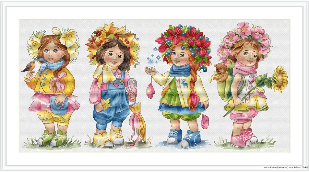 MerejkaCounted Cross Stitch Kit Sisters