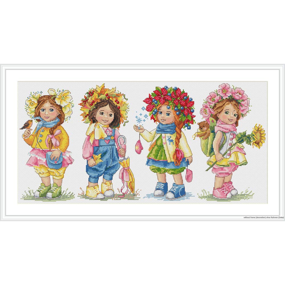 MerejkaCounted Cross Stitch Kit Sisters