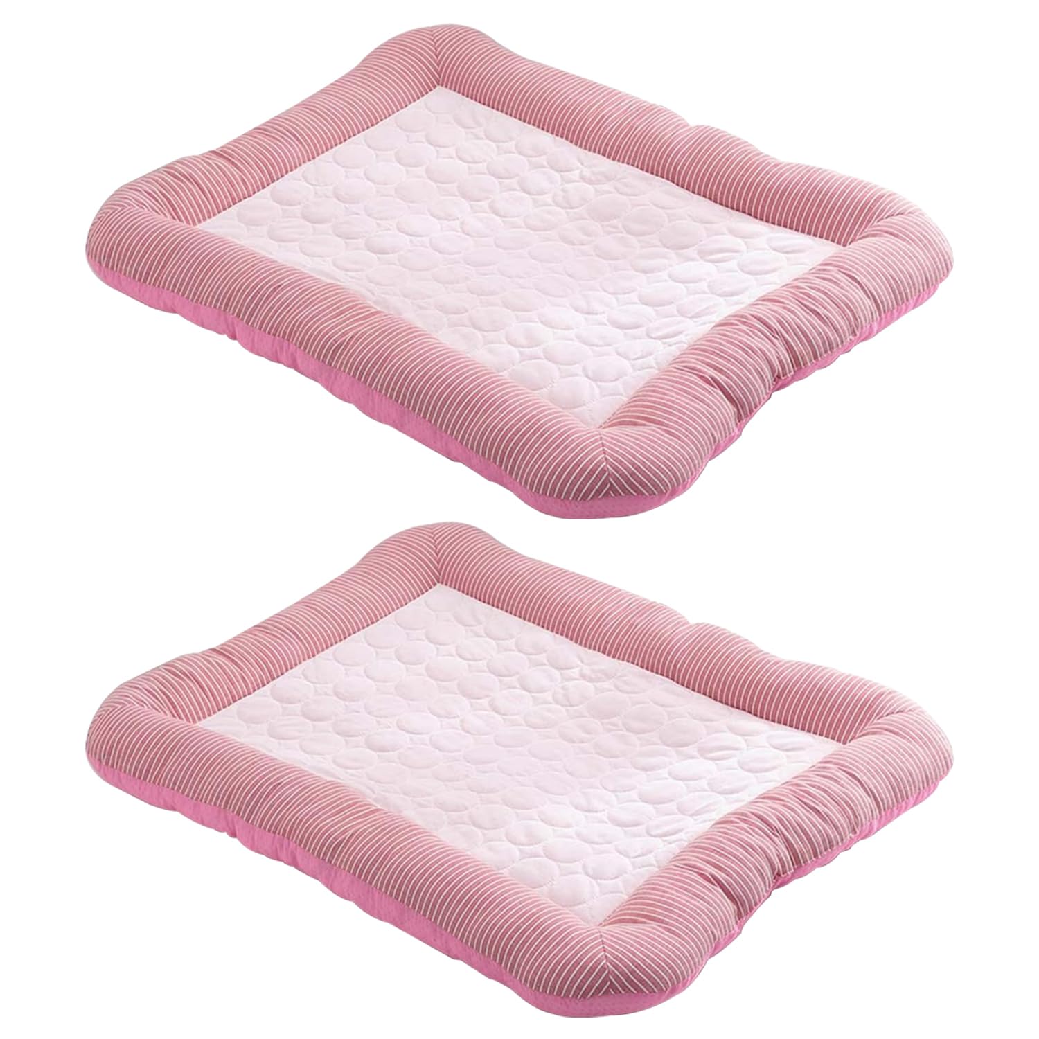 Kuber Industries Rectangular Dog & Cat Bed|Yarn Dyed Oxford Cloth|Nylon and Polyester With Cotton Filling|Self-Cooling Bed For Dog & Cat|Small Light-weight & Durable Dog Bed|ZQCJ005P-L|Pink(Pack Of 2) (B0CVH8JHR7) Amazon Price History, Amazon Price Tracker