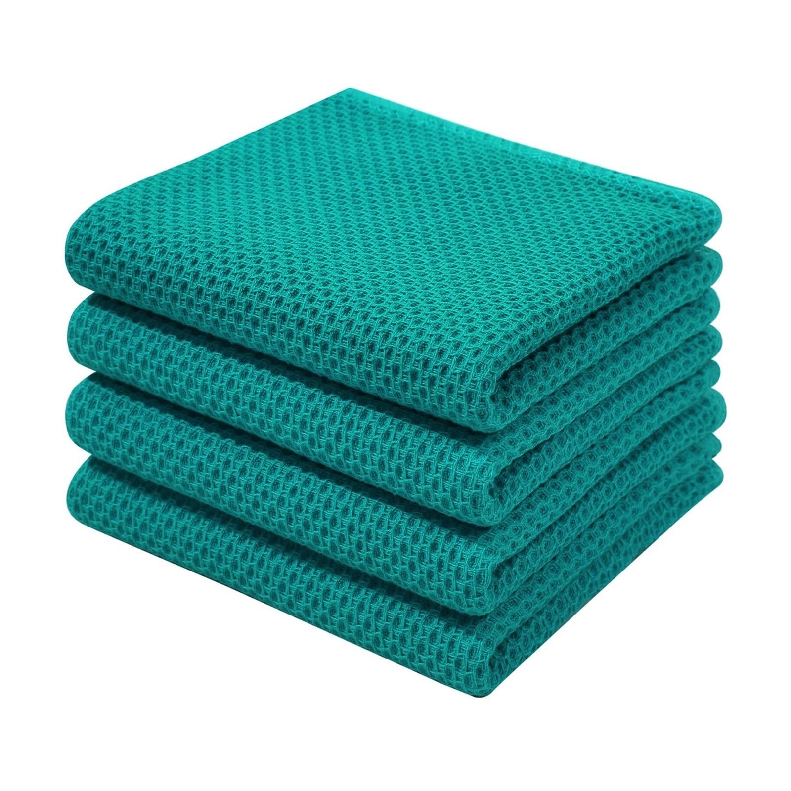 Jobaojiang Kitchen Cloths Household Accessories Waffle Weave Kitchen Towels Cleaning Tools Useful Cleaning Things For Home(GN,33X33CM-6PCS)