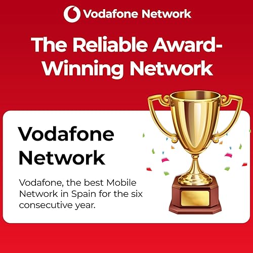 Miniatura 2 de Vodafone Europe Tarjeta SIM prepagada - 14 días 14 GB de datos de Internet en 4GLTE (conexión de datos no permitidos) en 34 países europeos (España